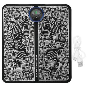 EMS Foot Massage Pad Electric Stimulator Massager Unit Rechargeable Leg Reshaping Muscle Pain Relax EMS Foot Massage Pad Electric Stimulator Massager Unit Rechargeable Leg Reshaping Muscle Pain Relax